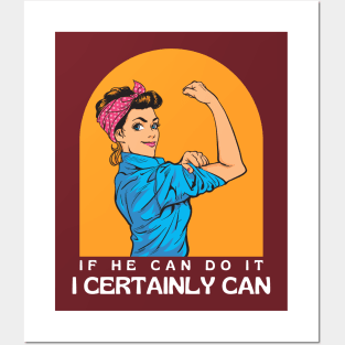 if he can do it, i certainly can. Posters and Art